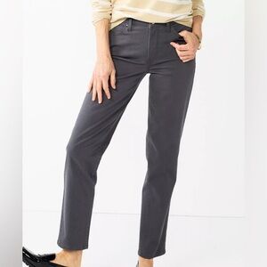 Women's Croft & Barrow® Sateen Straight Leg capri size 6